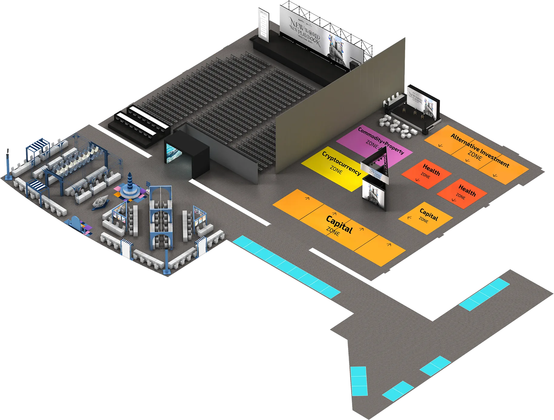 แผนผังพื้นที่ Conference, Pavilions และ Experience ภายในงาน BetterTrade 2026